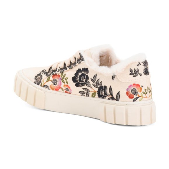 New FARM RIO Made In Brazil Romantic Platform Sneakers  794NT - Picture 4 of 4